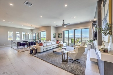 Experience elevated living in this stunning 3-story modern on Dragon Ridge Country Club in Nevada - for sale on GolfHomes.com, golf home, golf lot