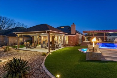 Exquisite golf course estate with resort-style backyard on Wildflower Country Club in Texas - for sale on GolfHomes.com, golf home, golf lot