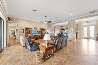This exceptional waterfront pool home located in the on Sun n Lake Golf and Country Club in Florida - for sale on GolfHomes.com, golf home, golf lot
