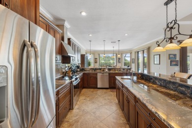 This exceptional waterfront pool home located in the on Sun n Lake Golf and Country Club in Florida - for sale on GolfHomes.com, golf home, golf lot