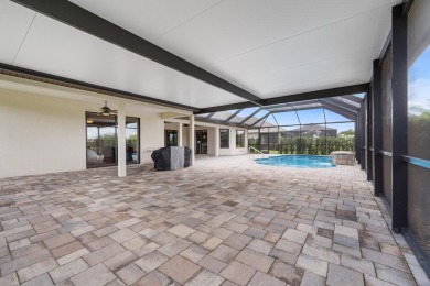 This exceptional waterfront pool home located in the on Sun n Lake Golf and Country Club in Florida - for sale on GolfHomes.com, golf home, golf lot