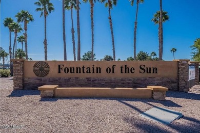 Experience resort-style living in this furnished golf course on Fountain of the Sun Country Club in Arizona - for sale on GolfHomes.com, golf home, golf lot