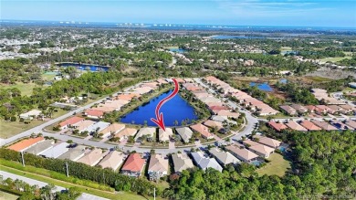 Discover lakefront living in this beautifully updated 3-bedroom on Eagle Marsh Golf Club in Florida - for sale on GolfHomes.com, golf home, golf lot