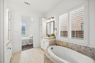 Welcome to 3040 Dunverny, a custom-built Highland Home that on The Tribute At the Colony in Texas - for sale on GolfHomes.com, golf home, golf lot