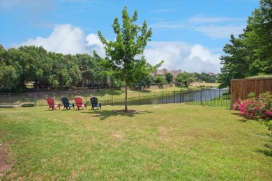 Situated on an oversized waterfront lot within the zero lot line on Hackberry Creek Country Club in Texas - for sale on GolfHomes.com, golf home, golf lot
