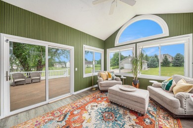 This executive ranch-style home has been stylishly updated and on Railside Golf Club in Michigan - for sale on GolfHomes.com, golf home, golf lot