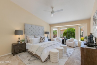 Experience true Arizona living at its finest at 15690 W Earll Dr on Tuscany Falls At Pebble Creek in Arizona - for sale on GolfHomes.com, golf home, golf lot