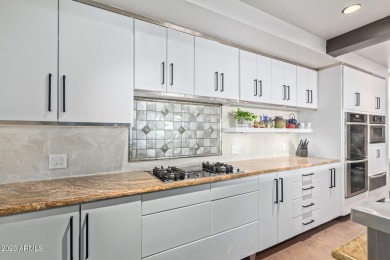 This contemporary home offers exceptionally elevated & stunning on Desert Mountain Golf Club - Renegade Course in Arizona - for sale on GolfHomes.com, golf home, golf lot