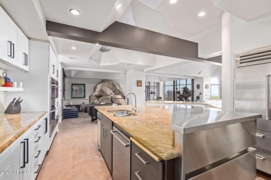 This contemporary home offers exceptionally elevated & stunning on Desert Mountain Golf Club - Renegade Course in Arizona - for sale on GolfHomes.com, golf home, golf lot
