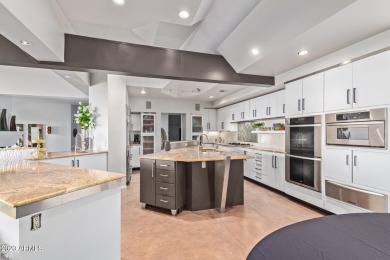 This contemporary home offers exceptionally elevated & stunning on Desert Mountain Golf Club - Renegade Course in Arizona - for sale on GolfHomes.com, golf home, golf lot