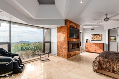 This contemporary home offers exceptionally elevated & stunning on Desert Mountain Golf Club - Renegade Course in Arizona - for sale on GolfHomes.com, golf home, golf lot