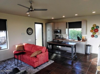 This contemporary home offers exceptionally elevated & stunning on Desert Mountain Golf Club - Renegade Course in Arizona - for sale on GolfHomes.com, golf home, golf lot