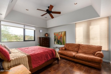 This contemporary home offers exceptionally elevated & stunning on Desert Mountain Golf Club - Renegade Course in Arizona - for sale on GolfHomes.com, golf home, golf lot