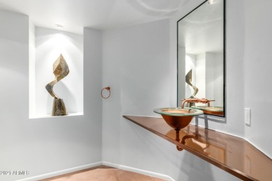 This contemporary home offers exceptionally elevated & stunning on Desert Mountain Golf Club - Renegade Course in Arizona - for sale on GolfHomes.com, golf home, golf lot
