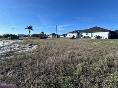 SEAWALL IN PLACE!!! Great waterfront building lot located in on Burnt Store Golf Club in Florida - for sale on GolfHomes.com, golf home, golf lot