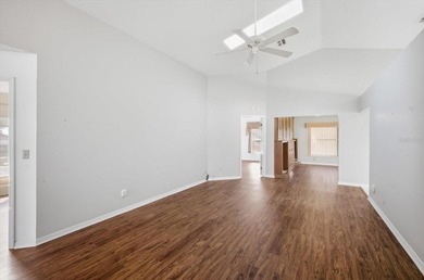 This home is ready to go! Large corner lot, gives you convenient on Sandpiper Golf Club in Florida - for sale on GolfHomes.com, golf home, golf lot