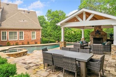This stunning executive home sits on 2 acres in the Creekview on Woodmont Golf and Country Club in Georgia - for sale on GolfHomes.com, golf home, golf lot