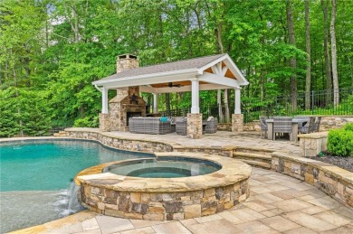 This stunning executive home sits on 2 acres in the Creekview on Woodmont Golf and Country Club in Georgia - for sale on GolfHomes.com, golf home, golf lot