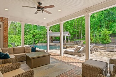 This stunning executive home sits on 2 acres in the Creekview on Woodmont Golf and Country Club in Georgia - for sale on GolfHomes.com, golf home, golf lot