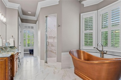 This stunning executive home sits on 2 acres in the Creekview on Woodmont Golf and Country Club in Georgia - for sale on GolfHomes.com, golf home, golf lot