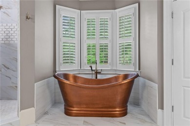 This stunning executive home sits on 2 acres in the Creekview on Woodmont Golf and Country Club in Georgia - for sale on GolfHomes.com, golf home, golf lot