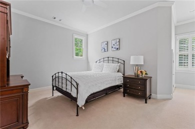 This stunning executive home sits on 2 acres in the Creekview on Woodmont Golf and Country Club in Georgia - for sale on GolfHomes.com, golf home, golf lot