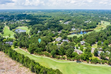 Residential parcel with mature trees set along the 3rd fairway on River Landing Golf Course in North Carolina - for sale on GolfHomes.com, golf home, golf lot