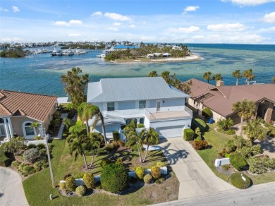 Exquisite Waterfront Luxury Home with Breathtaking Gulf Views on Key Royale Club in Florida - for sale on GolfHomes.com, golf home, golf lot
