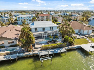 Exquisite Waterfront Luxury Home with Breathtaking Gulf Views on Key Royale Club in Florida - for sale on GolfHomes.com, golf home, golf lot