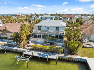 Exquisite Waterfront Luxury Home with Breathtaking Gulf Views on Key Royale Club in Florida - for sale on GolfHomes.com, golf home, golf lot