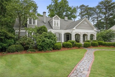 Charming brick and stone beauty nestled in the heart of on Bobby Jones Golf Club in Georgia - for sale on GolfHomes.com, golf home, golf lot