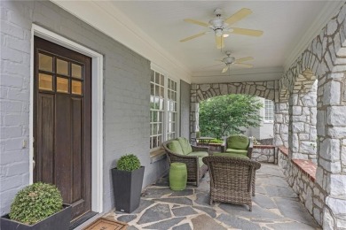 Charming brick and stone beauty nestled in the heart of on Bobby Jones Golf Club in Georgia - for sale on GolfHomes.com, golf home, golf lot