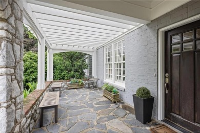 Charming brick and stone beauty nestled in the heart of on Bobby Jones Golf Club in Georgia - for sale on GolfHomes.com, golf home, golf lot