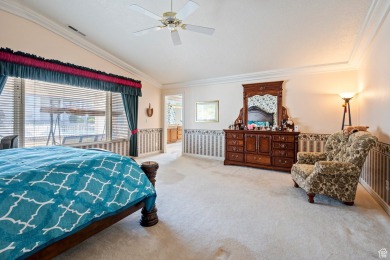 Stunning Single-Level home in Crystal Lakes that backs to a on Sunbrook Golf Course in Utah - for sale on GolfHomes.com, golf home, golf lot