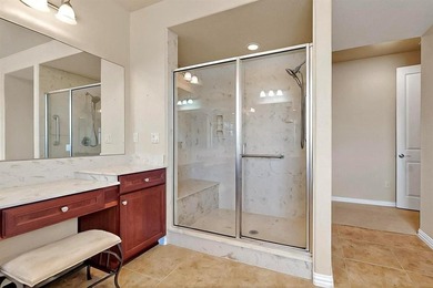 Conveniently located on a corner lot, this Rialta home offers on Wildhorse Golf Club of Robson Ranch in Texas - for sale on GolfHomes.com, golf home, golf lot