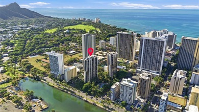 Thoughtfully upgraded studio in the King Tower at Liliuokalani on Ala Wai Golf Course in Hawaii - for sale on GolfHomes.com, golf home, golf lot