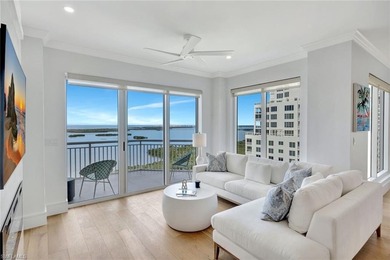 Perched on the 22nd floor of the prestigious Esperia South at on Bonita Bay West in Florida - for sale on GolfHomes.com, golf home, golf lot