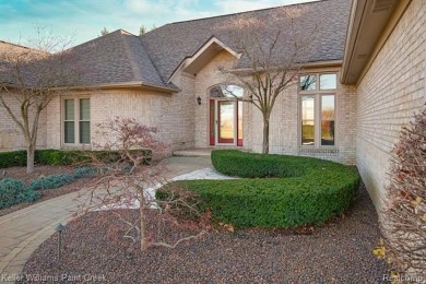 This Gorgeous Brick Ranch w/ oversized 3 car attached garage on Metamora Country Club in Michigan - for sale on GolfHomes.com, golf home, golf lot