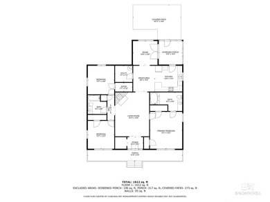 CHARMING three-bedroom, two-bath brick home situated in a quiet on Lake Forest Yacht and Country Club in Alabama - for sale on GolfHomes.com, golf home, golf lot