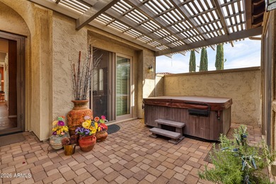 Exquisitely sited, this DISTINCTIVELY BEAUTIFUL LAKE FRONT GOLF on Trilogy Golf Club At Vistancia in Arizona - for sale on GolfHomes.com, golf home, golf lot