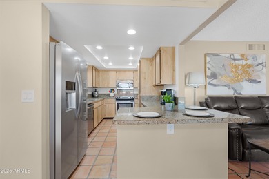 Welcome to this cozy home in Sun Lakes! This beautifully updated on Palo Verde Golf and Country Club in Arizona - for sale on GolfHomes.com, golf home, golf lot