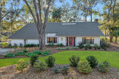 Discover refined living in this tastefully updated home situated on Moss Creek Golf Club in South Carolina - for sale on GolfHomes.com, golf home, golf lot