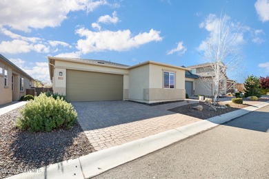 A contemporary ranch-style home built in 2019 welcomes you with on Antelope Hills Golf Courses in Arizona - for sale on GolfHomes.com, golf home, golf lot