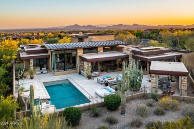 UNMATCHED VIEWS AND PRIVACY ON PRIME GOLF FRONTAGE IN THE on The Country Club At DC Ranch in Arizona - for sale on GolfHomes.com, golf home, golf lot