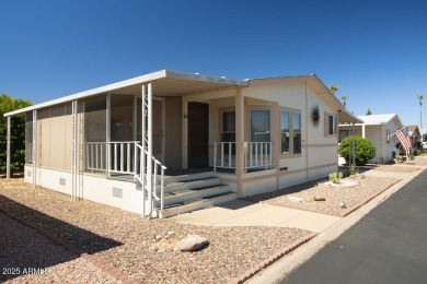 Come see this well maintained Manufactured home in 55+ on Sun City Riverview Golf Course in Arizona - for sale on GolfHomes.com, golf home, golf lot