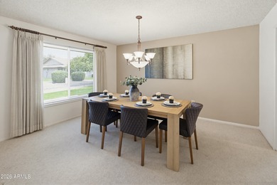 Enter through a charming iron-gated private courtyard that sets on Pebblebrook Golf Course in Arizona - for sale on GolfHomes.com, golf home, golf lot