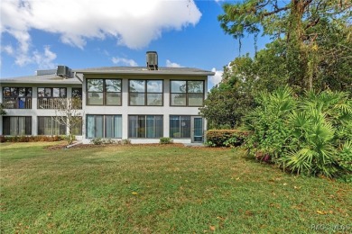 Carefree Living with Golf Course Views - Ground-Level End Unit! on Sugarmill Woods Golf and Country Club in Florida - for sale on GolfHomes.com, golf home, golf lot