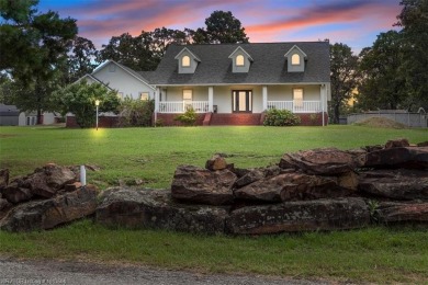 A gorgeous, cozy 2,236 sqft 3-bedroom, 2.5 Bath home sits on 1 on Wolf Ridge Golf Course in Oklahoma - for sale on GolfHomes.com, golf home, golf lot