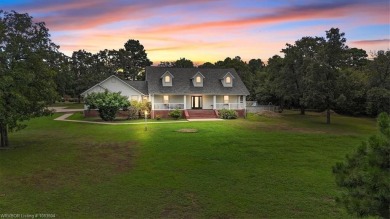 A gorgeous, cozy 2,236 sqft 3-bedroom, 2.5 Bath home sits on 1 on Wolf Ridge Golf Course in Oklahoma - for sale on GolfHomes.com, golf home, golf lot