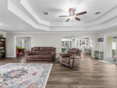 A gorgeous, cozy 2,236 sqft 3-bedroom, 2.5 Bath home sits on 1 on Wolf Ridge Golf Course in Oklahoma - for sale on GolfHomes.com, golf home, golf lot